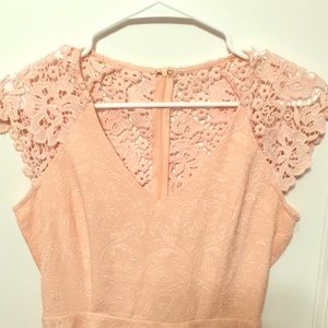 Annabella pink A line dress